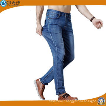 Factory Mens Jeans Blue Stretch Denim Pants Fashion Cotton Pants